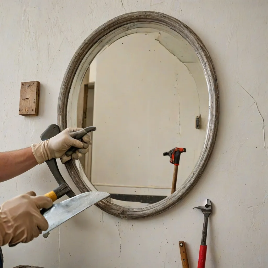 Jak odkleić lustro od ściany: bezpieczne metody krok po kroku